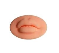 FonFou 1pc Silicone Orecchio Naso Bocca Lingua Modello Pratica del Tatuaggio Strumenti for Piercing Orecchino Stud Accessori for Esposizione di Gioielli for Il Corpo(Mouth)