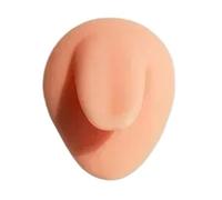 FonFou 1pc Silicone Orecchio Naso Bocca Lingua Modello Pratica del Tatuaggio Strumenti for Piercing Orecchino Stud Accessori for Esposizione di Gioielli for Il Corpo(Tongue)
