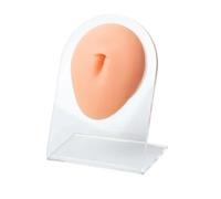 FonFou 1pc Silicone Orecchio Naso Bocca Lingua Modello Pratica del Tatuaggio Strumenti for Piercing Orecchino Stud Accessori for Esposizione di Gioielli for Il Corpo(Navel)