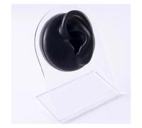 FonFou Modello di Orecchio in Silicone da Utilizzare for La Pratica Puntura del Tatuaggio, Visualizzazione Strumenti for Gioielli, Simulazione Piercing for Il Corpo, Venduto con Supporto in Acrilico