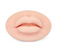 FonFou Modello Realistico for Labbra in Silicone 5D for La Pratica del Trucco Permanente - Pelle Finta in Lattice for L'allenamento Tatuaggio, Aspetto Naturale(Skin 1pcs)