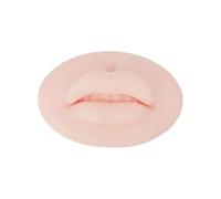 FonFou Pratica for Labbra Dimensionali 5D Pelle Microblading Trucco Permanente Pellicola Morbida Silicone PMU Stampo for Strumento for Forniture for Tatuaggi for Principianti(Light skin-1pcs)