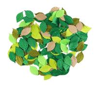FONGKNOX Fogli di seta artificiali, verdi misti, 5-6 cm, 150 pezzi, petali di gelso artificiali, per scrapbooking, matrimonio, fai da te, ghirlanda, decorazioni per feste
