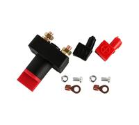 FONGKNOX Interruttore a batteria da 300 A, 6 mm, interruttore rotativo per interruttore di corrente 12-60 V, on/off con accessori di installazione per auto, furgoni, camper, camion, barche, batterie