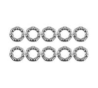 FONGKNOX - Set di cuscinetti a sfera con gabbia sferica, ricambio per cuscinetti, altezza 6 mm, filettatura BSA, materiale in acciaio, diametro esterno 25 mm, diametro interno 12 mm