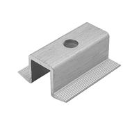 FONGKNOX Supporto solare 6PSC Mid-Clip in lega di alluminio, per il fissaggio di pannelli solari con un'altezza del modulo di 25-45 mm
