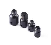 Fongmore Kit adattatore per riduttore a cricchetto quadrato, 4 pezzi, 1/2 a 3/8, 3/8 a 1/4 (nero)