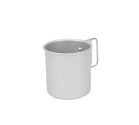 FonHNDG Bollitore da campeggio Bollitore da campeggio 1, l, 6, for esterni, escursionismo, pesca, caffettiera portatile, forniture for picnic, utensili cucina viaggio(Small teacup Silver)