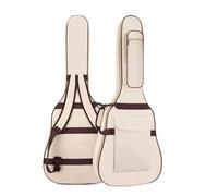 FonHNDG Borsa for chitarra folk 10 mm spugna ispessita 40/41 pollici borsa universale for strumento musicale custodia for trasporto acustica Per trasportare chitarre(Beige)