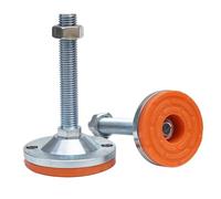FonHNDG Piedino di supporto zincato M12/M14/M16/M20/M24/M30