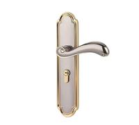 FonHNDG Set maniglia porta Set di serrature for porte in legno for appartamento, antifurto, for interne, for mobili da camera letto, con chiave(A type)