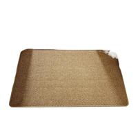 FonHNDG Zerbino intrecciato Tappeti da esterno in finta iuta, zerbino for ingresso, stile senza sforzo, tappeto for(Brown,60x90cm)