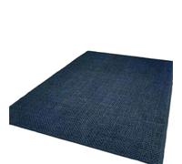 FonHNDG Zerbino intrecciato Tappeto in lino finto, for soggiorno, divano, camera da letto, finestra a bovindo, tiragraffi for gatti, zerbino, ingresso, cucina, bagno(Blue,100X120CM)