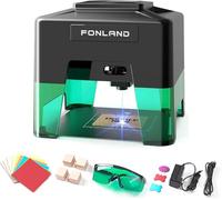 FONLAND Mini incisore laser portatile carta pelle legno plastica logo CNC macchina per incisione fai da te strumenti per incisione