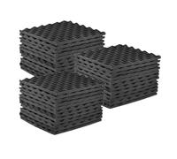 Fonoassorbente Confezione da 24/36 pezzi di schiume acustiche da studio pannelli in schiuma fonoassorbente 30 * 30 cm adatte for studi di registrazione sale di controllo cabine vocali(36 PCS)