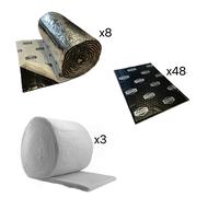 Fonoassorbente Sottoposto Furgone Termico Isolamento Kit 40SQM per VW Camion T4