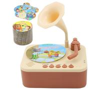 Fonografo per bambini con 96 carte, giradischi per bambini, lettore di storie e musica, fonografo educativo per ragazzi e ragazze dai 3 anni in su