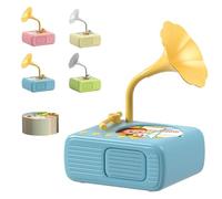 Fonografo per bambini con 96 schede didattiche e 8 schede di registrazione, lettore interattivo di storie musicali in inglese, attrezzatura didattica per la scuola materna e l'insegnamento a casa per