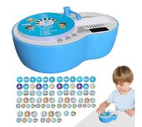 Fonograms for Children - Giocattolo didattico interattivo con 84 carte Ascolta con storia e musica per ragazzi e ragazze grammofono per bam, grammofono per | Fonograms Storie di canzone