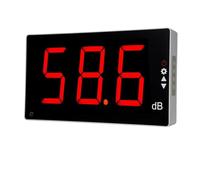 Fonometro con ampio schermo LCD digitale montato a parete Misuratore di rumore Tester monitoraggio decibel