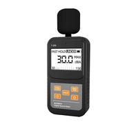 Fonometro Digitale, Misuratore Di Livello Sonoro Portatile, Misuratore Di Rumore Audio Da 30 A 130 DB, Display LCD Retroilluminato Più Grande For Uso Domestico E Industriale Ampia Applicazione