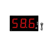 Fonometro, Fonometro con ampio schermo LCD Fonometro digitale montato a parete Misuratore di rumore digitale Tester di monitoraggio decibel
