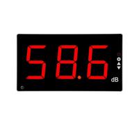 Fonometro, Fonometro con ampio schermo LCD Fonometro digitale montato a parete Misuratore di rumore digitale Tester di monitoraggio decibel