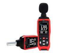 Fonometro Misuratore Di Decibel, Misuratore Di Livello Sonoro Con Ponderazione A/C/Z, 30-130 Db Con Funzione Di Retroilluminazione Con Mantenimento Dei Dati