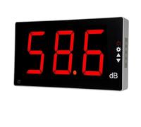 Fonometro, Misuratore di livello sonoro con ampio schermo LCD, misuratore digitale da parete, rumore, tester monitoraggio dei decibel