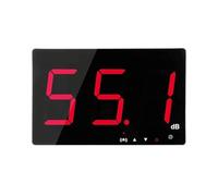 Fonometro, Misuratore di livello sonoro digitale da 30 a 130 dB, misuratore rumore con schermo grande, tipo sospeso, decibel, tester monitoraggio