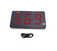 Fonometro, Misuratore di livello sonoro digitale LCD da 9,6 pollici parete, tester rumore 30 a 130 dB