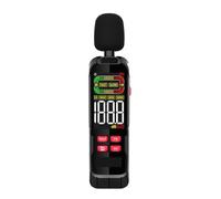 Fonometro, Misuratore di livello sonoro digitale ponderato A/C con ricarica USB 30-130 dB Decibelimetro Decibel Rumore