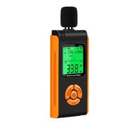 Fonometro portatile con display digitale decibel per uso domestico, D | Lettore di decibel portatile con display di temperatura e umidità per controlli quotidiani interni per il posto di lavoro