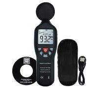 Fonometro professionale con data hold, logger e software CD - Monitor decibel ad alta precisione con retroilluminazione LCD, display MAX/MIN e intervallo di misurazione del rumore audio 30dB~130dB
