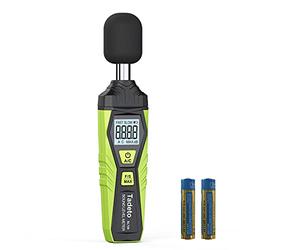 Fonometro Tadeto Fonometro Professionale Portatile da 30dB a 130dB con Display LCD A/C Pesato per le Fabbriche di Casa