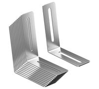 Fonowx 10 Pezzi Staffa Angolare a L Strumento di Livellamento per Angoli di Cassetti E Ripiani