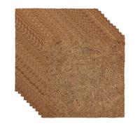 Fonowx 10 Tappetini Riutilizzabili di qualità per La Pulizia E Il Rivestimento dei Nidi delle Galline, 20cm X 20cm
