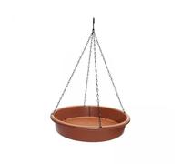 Fonowx 2x Mangiatoia per Mangiatoia per Uccelli E Catena, Abbeveratoio per Uccelli con Ganci in Metallo per Patio Esterno