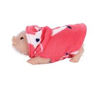 Fonowx 5 Pezzi Mini Bambola Piglet Realistico Animale Intero Corpo in Silicone Morbido Realistico Collezione Adatto per Regalo Compleanno Bambini, 1 Pezzo