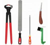 Fonowx 6 Pezzi Tagliente per Zoccoli Affilato | Funzionamento Manuale a Mano, Kit per Pareggio Zoccoli, Robusto, Maneggio