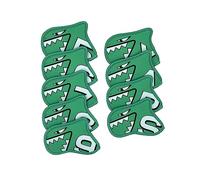 Fonowx 9 Pezzi Golf Iron Club Copertura Set Testa in Neoprene Resistente agli Urti Waterproof Numeri Grandi Visibili Protezione Antipolvere Adatto per Uomini, Verde Chiaro