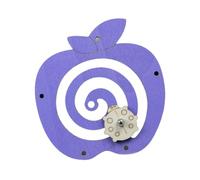 Fonowx Accessori per La Tavola in Legno Accessori per L'educazione Precoce Giocattolo per L'apprendimento Divertente Accessori per La Tavola per Atti, Viola, Taglia unica