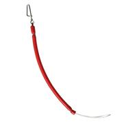 Fonowx Accessorio Pesca Subacquea Cordino Elasticizzato con Gancio Metallico per Equipaggiamento Sub Professionale Ad Alta Tenuta Adatto per Sport Nautici, Rosso
