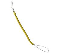 Fonowx Accessorio Pesca Subacquea Cordino Elasticizzato con Gancio Metallico per Equipaggiamento Sub Professionale Ad Alta Tenuta Adatto per Sport Nautici, Giallo