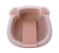 Fonowx Asse Da Bucato Vasca Da Bucato Lavandino per Bucato Asse per Lavaggio a Mano Camicetta Biancheria Intima, Rosa