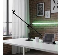 Fonowx Asta Microfono Braccio Supporto Asta Prolunga Braccetto in Lega per Montaggio su Postazioni Diverse Regolazioni Morbide per Spettacoli Scenici Cabine, 70 Cm