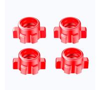 Fonowx Barra Manubrio Collare di Serraggio Dado Spinlock Filettata Anello Blocco in Plastica PVC Presa Confortevole per Piastre Fisse Adatta a Palestra Casa Allenamento Tonificazione