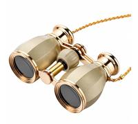 Fonowx Binocolo Tascabile 4×30 Retrò Binocolo da Spettacolo con Manuale per Musical, Oro