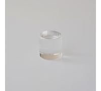 Fonowx Blocco Cilindrico in Acrilico Giocattolo Educativo Elemento Costruzione Impilabile Trasparente Sensoriale Sviluppo Abilità Fini E Immaginazione Adatto , Trasparente , 2.5CM