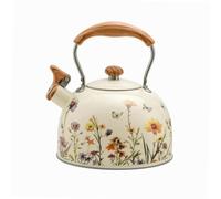Fonowx Bollitore Stovetop Pentola Teiera Fischiante Acciaio Inox Manico Resistente Antiruggine Facile da Trasportare Adatto per Campeggio Escursioni Cucina